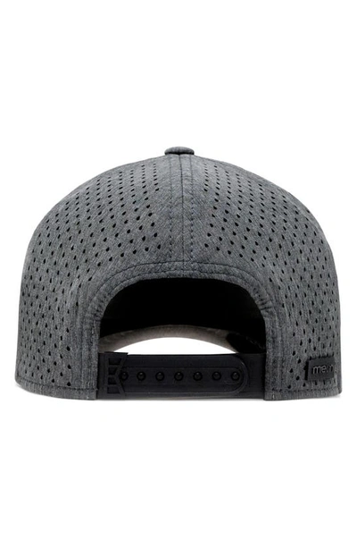 Shop Melin A-game Hydro Performance Snapback Hat In Heather Charcoal