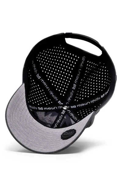 Melin Hydro A-game Snapback Baseball Cap In Heather Charcoal