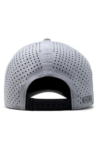 Melin Hydro A-game Snapback Baseball Cap In Heather Grey