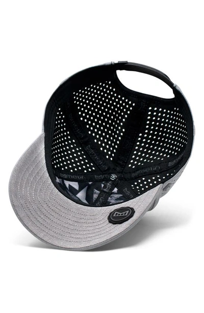Melin Hydro A-game Snapback Baseball Cap In Heather Grey