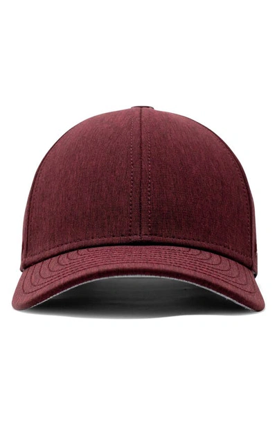 Shop Melin A-game Hydro Performance Snapback Hat In Heather Maroon