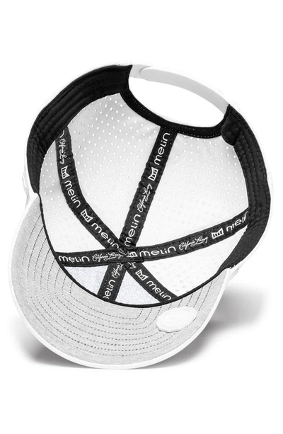 Melin Hydro Odyssey Snapback Baseball Cap In White
