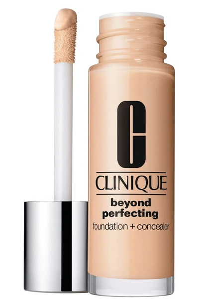 Shop Clinique Beyond Perfecting Foundation + Concealer In Cn 10 Alabaster