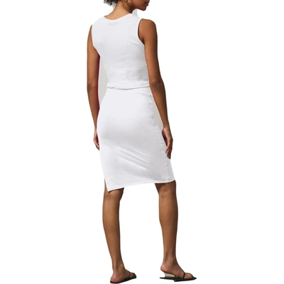 Shop Lamade She Means Business Womens Side Slit Fitted Pencil Skirt In White