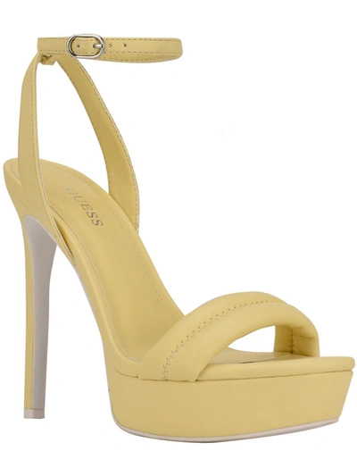 Hummingbird fordom Perle Guess Clives Womens Ankle Strap Dressy Platform Sandals In Yellow | ModeSens
