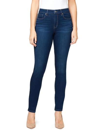 Shop Gloria Vanderbilt Womens Denim Mid-rise Skinny Jeans In Multi