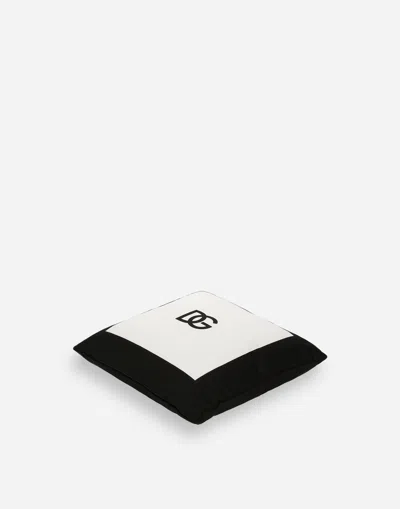 Dolce & Gabbana Cotton Gabardine Cushion Medium In Multicolor