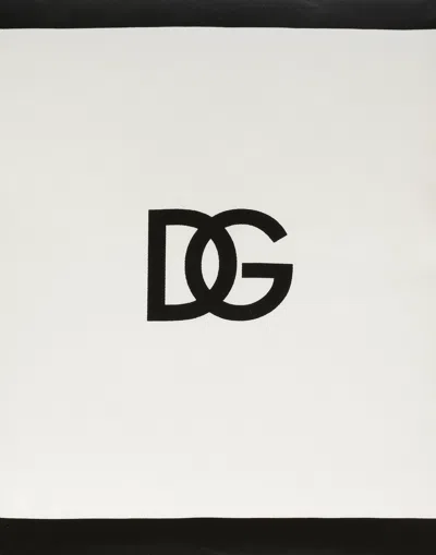 Dolce & Gabbana Cotton Gabardine Cushion Medium In Multicolor