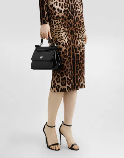 Dolce & Gabbana Kim Dolce&gabbana Medium Sicily Handbag In Black