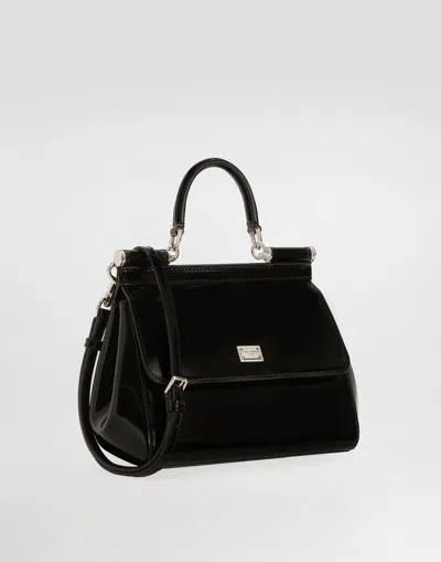 Dolce & Gabbana Kim Dolce&gabbana Medium Sicily Handbag In Black