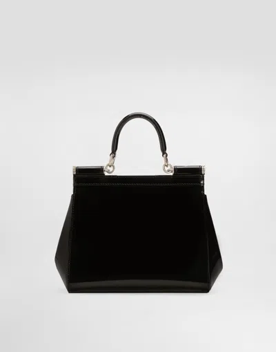 Dolce & Gabbana Kim Dolce&gabbana Medium Sicily Handbag In Black