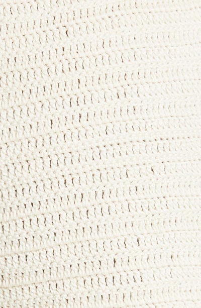 Shop Zimmermann Cotton Crochet Shorts In Natural