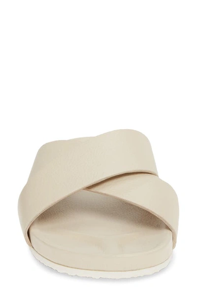 Shop Seychelles Lighthearted Slide Sandal In Off White Leather