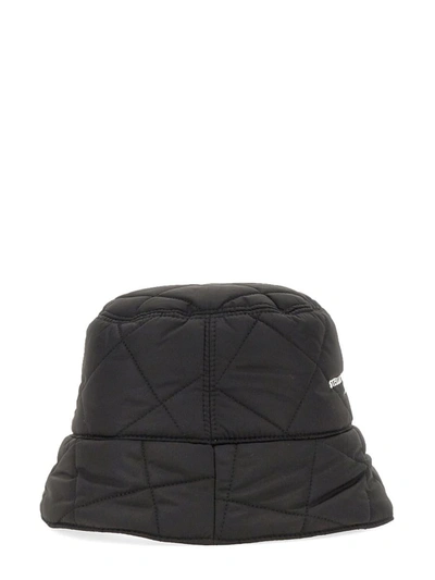 Shop Stella Mccartney Quilted Bucket Hat In Black