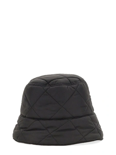 Shop Stella Mccartney Quilted Bucket Hat In Black