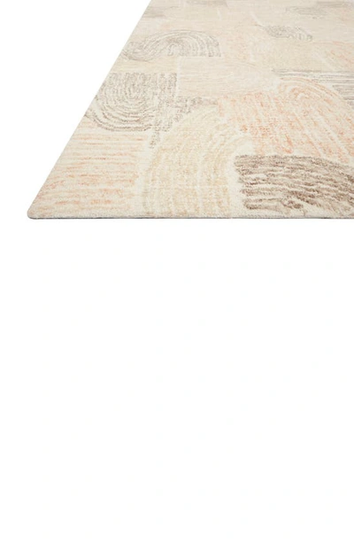 Loloi Milo Collection Rug In Peach / Pebble