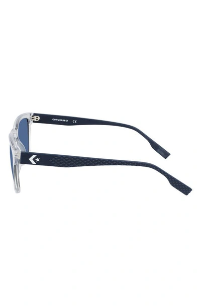 Shop Converse Force 54mm Sunglasses In Crystal Clear