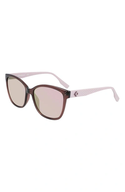 Converse Force 56mm Sunglasses In Crystal Violet Ore