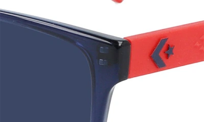 Shop Converse Force 55mm Sunglasses In Crystal Obsidian
