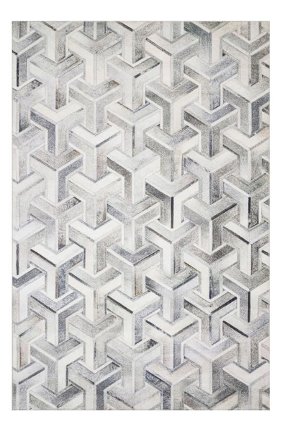Loloi Maddox Collection Rug In Silver / Ivory