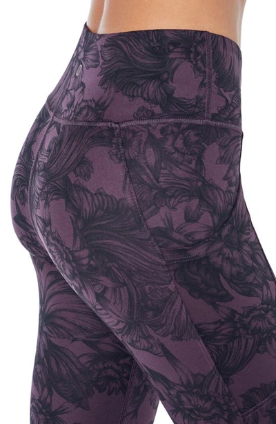 Balance Collection Eclipse Print Leggings In Wild Plum Floral