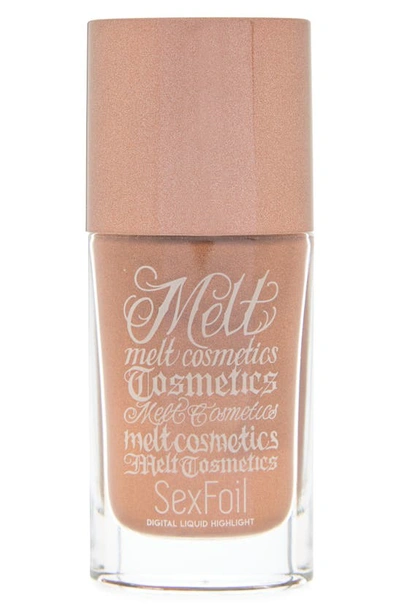 Shop Melt Cosmetics Sexfoil Digital Liquid Highlighter In Tan Lines