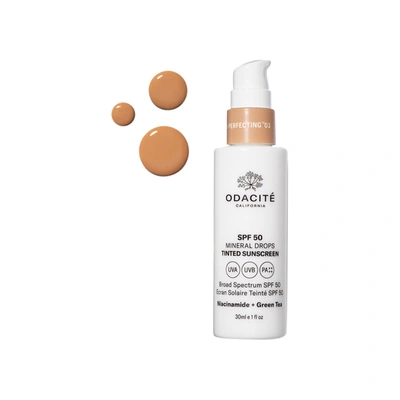 Shop Odacite Flex-perfecting Mineral Drops Tinted Sunscreen Spf 50 In 03 Medium