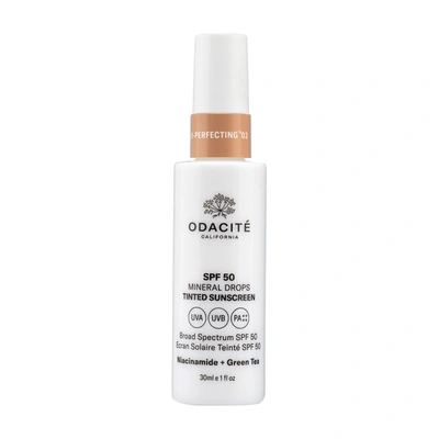 Shop Odacite Flex-perfecting Mineral Drops Tinted Sunscreen Spf 50 In 03 Medium