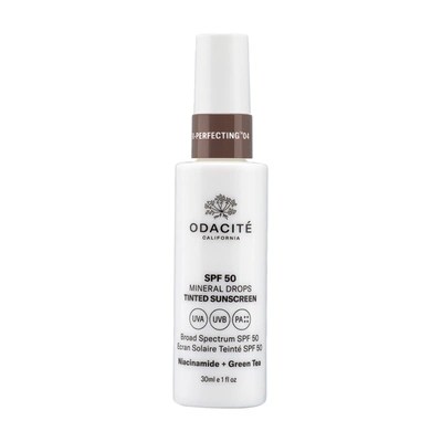 Shop Odacite Flex-perfecting Mineral Drops Tinted Sunscreen Spf 50 In 05 Deep
