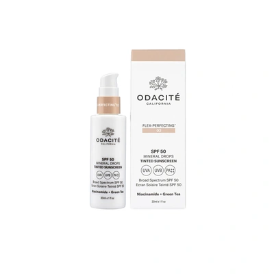 Odacite Flex-perfecting Mineral Drops Tinted Sunscreen Spf 50 In 02 Light-medium