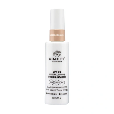 Odacite Flex-perfecting Mineral Drops Tinted Sunscreen Spf 50 In 02 Light-medium