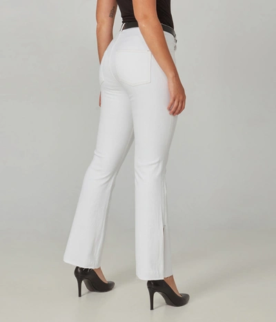 Shop Lola Jeans Billie-wht High Rise Bootcut Jeans In White
