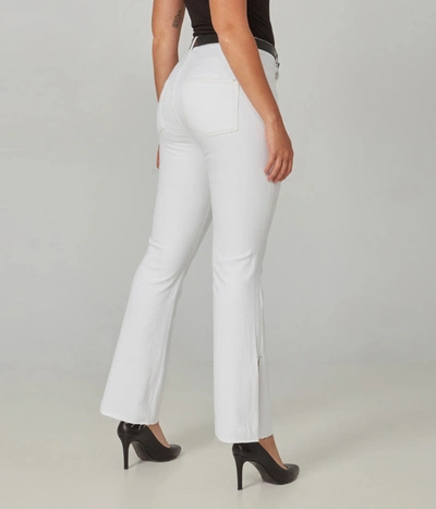 Lola Jeans Billie-wht High Rise Bootcut Jeans In White