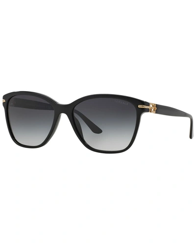 Shop Versace Women's Ve4290ba 57mm Sunglasses In Black