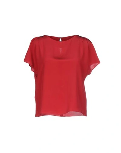 Red Valentino Blouse In Brick Red