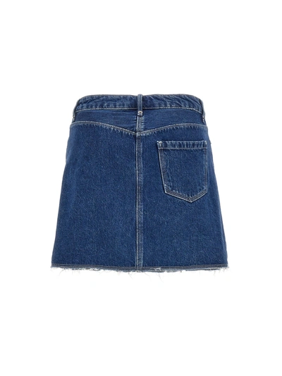 Shop Apc Moss Skirts Blue