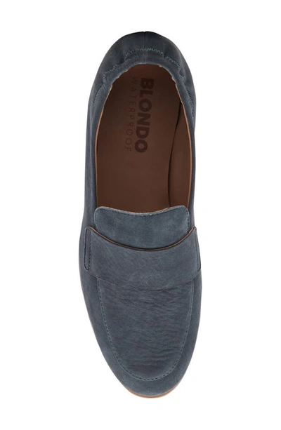 Shop Blondo Betsan Waterproof Loafer In Dark Grey Nubuck