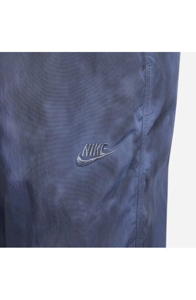 Shop Nike Sportswear Tech Pack Woven Nylon Pants In Blue/ Gridiron/ Black