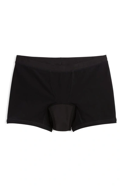 Tomboyx Leakproof 4.5-inch Trunks In All Black