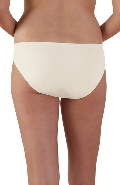 Shop Bravado Designs 3-pack Mid Rise Seamless Maternity Panties In Antique White