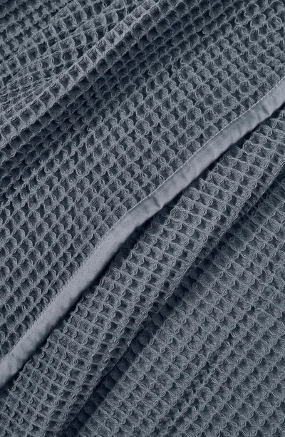 Boll & Branch Organic Waffle Bed Blanket In Mineral