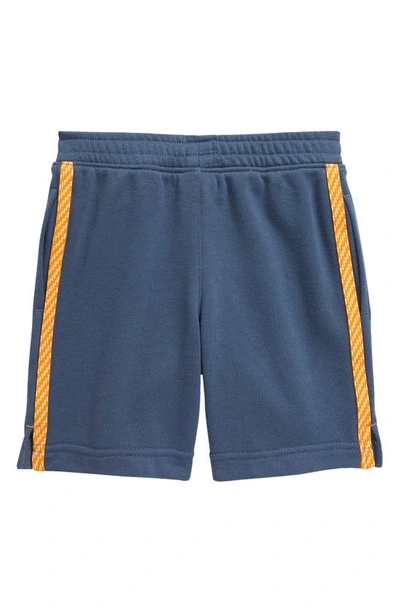 Shop Nike Kids' Leave No Trace French Terry Taping Athletic Shorts In Diffused Blue