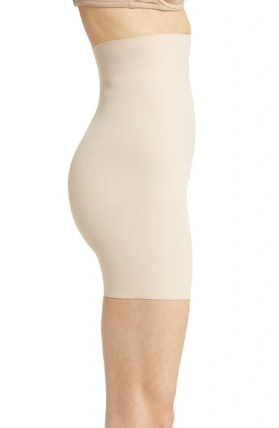 Shop Tc Sleek Essentials High Waist Shaper Shorts In Warm Beige