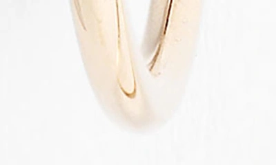 Roberto Coin Medium 18k Yellow Gold Hoop Earrings In Yellow
