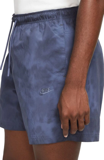 Shop Nike Sportswear Tech Pack Nylon Shorts In Diffused Blue/ Gridiron