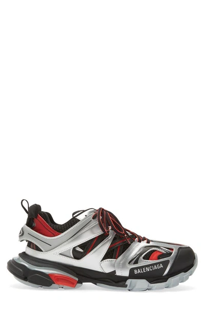 Shop Balenciaga Track Sneaker In Black/ Red/ White/ Silver