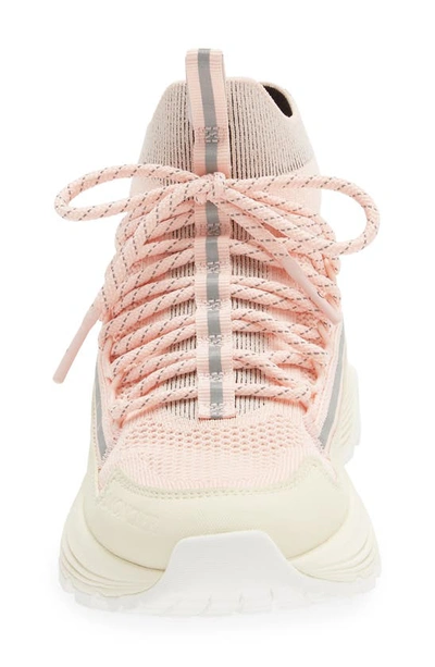 Shop Moncler Monte Runner High Top Sneaker In Light Pink