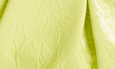 Balenciaga Extra Small Le Cagole Lambskin Shoulder Bag In Lime