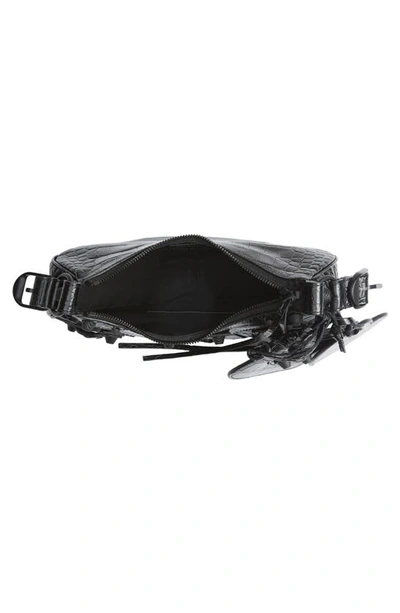 Balenciaga Extra Small Le Cagole Lambskin Shoulder Bag In Noir