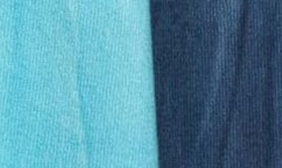 Shop The Elder Statesman Scape Tie Dye Organic Cotton & Cashmere Button-up Knit Shirt In Ivory W/ Aqm/ Oxb - C650
